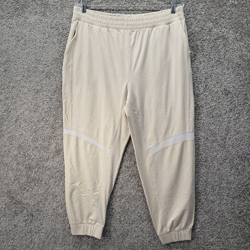 Walkpop‎ Womens Beige High Rise Elastic Waist Jogger Pants WP0012P Size XL